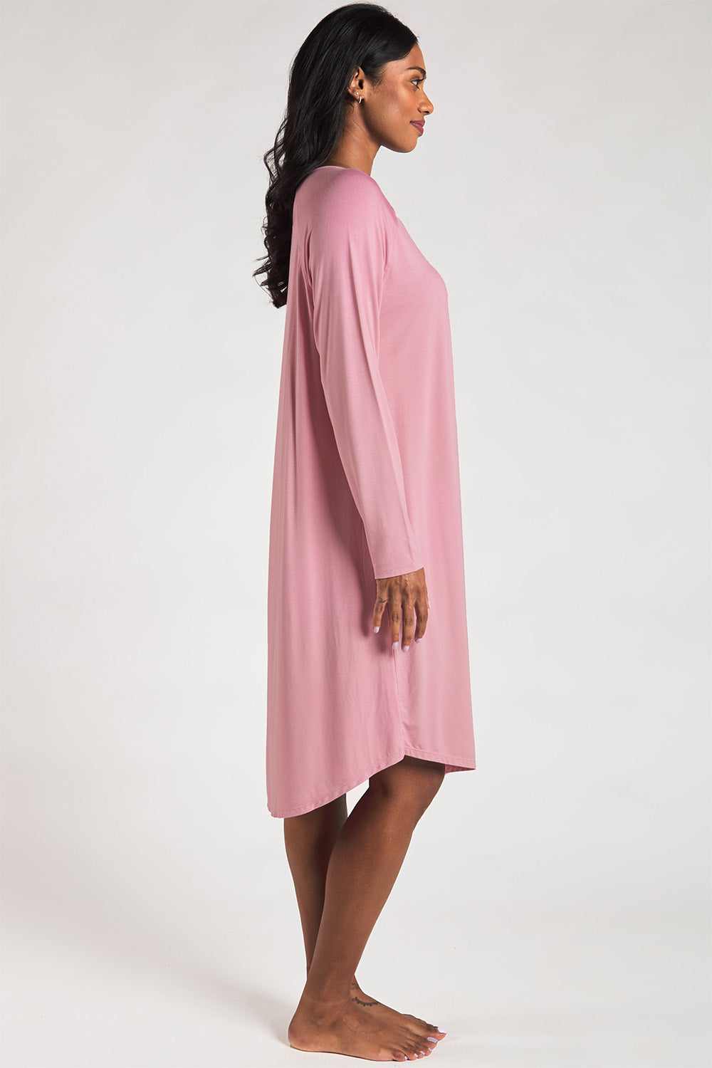 Hush Bamboo Sleep Dress Pink Terrera