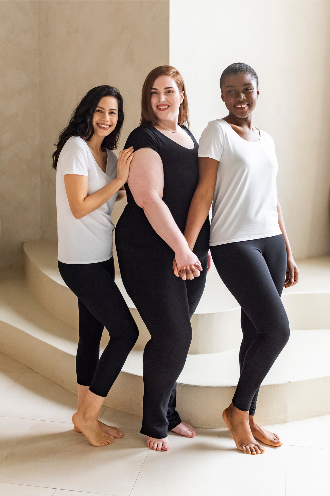 Lia Short Sleeve Bundle – White + Black