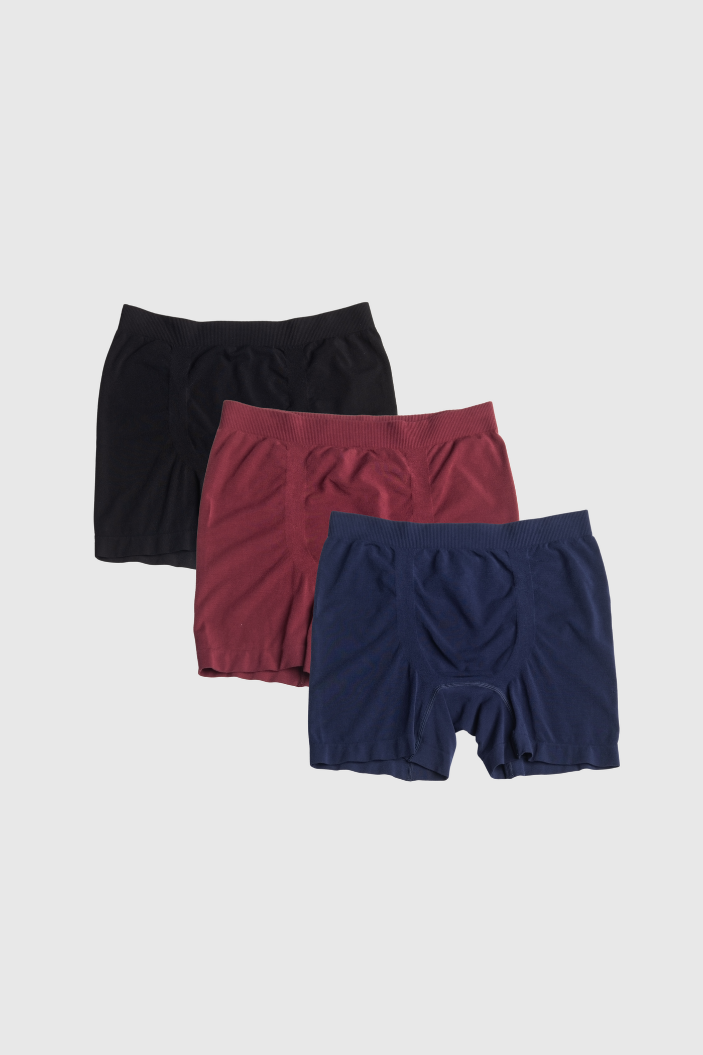 Men’s Boxer Brief Bundle – Black, Maroon, Ink