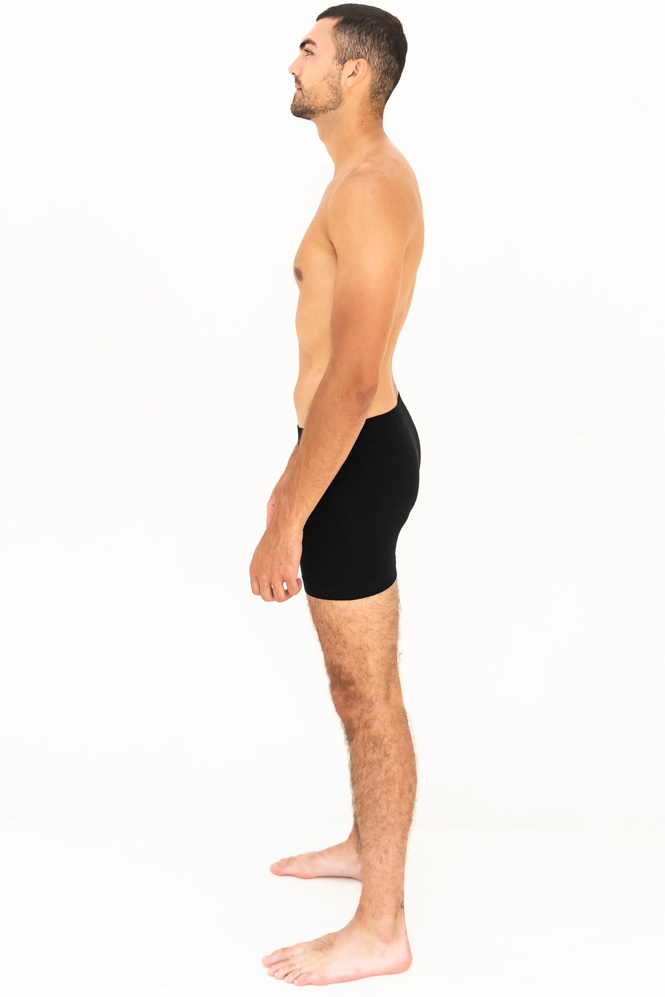 Men's Bamboo Boxer Brief - Black