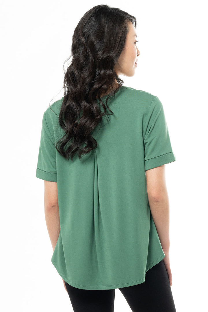 terrera womens forest green bamboo tops canada