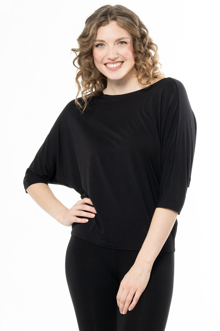 terrera womens black bamboo tops canada