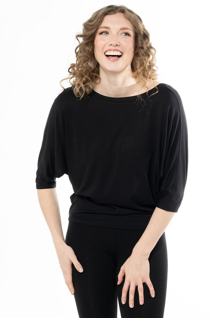 terrera womens black bamboo tops canada
