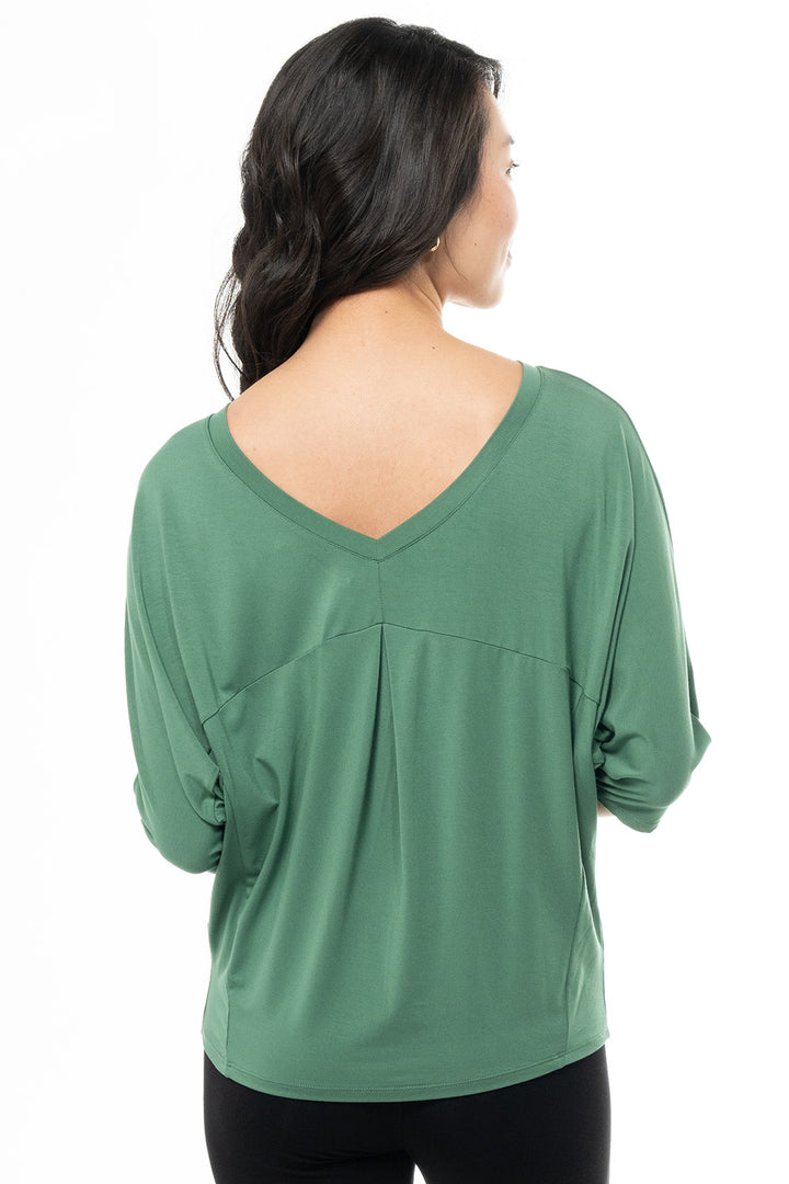 terrera womens forest green bamboo tops canada