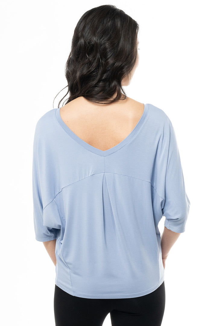 terrera womens light blue bamboo tops canada