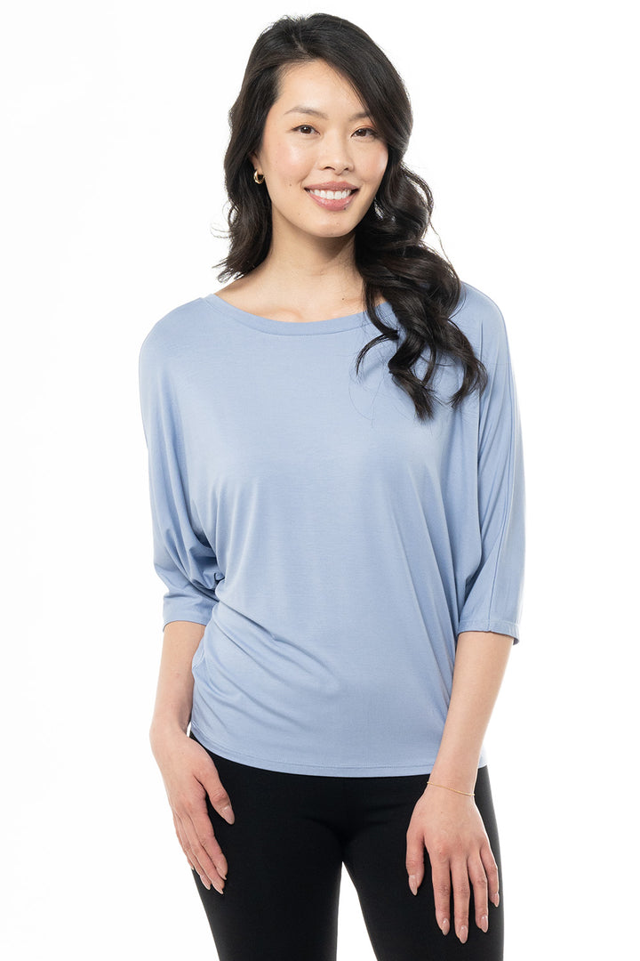 terrera womens light blue bamboo tops canada
