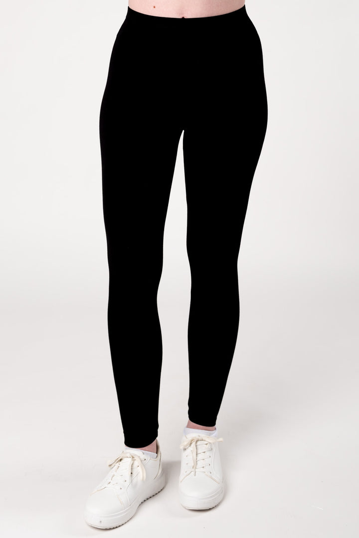 Suri Bamboo Leggings - Black - Terrera