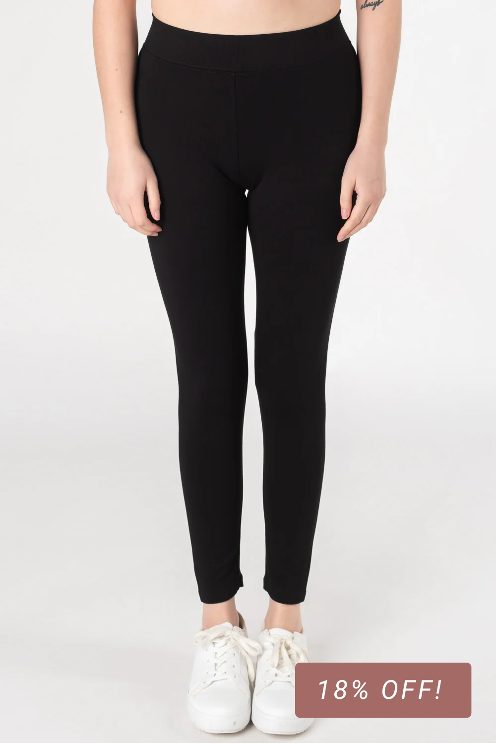 Terry Bamboo Leggings - Black