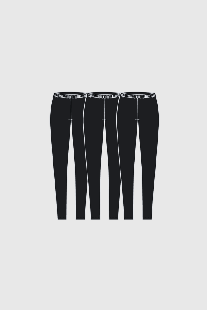 Suri Leggings Full-Length 3-Pack Bundle (Black)