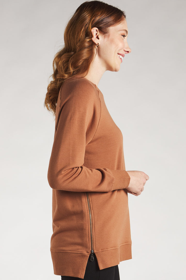 terrera womens warm brown bamboo sweatshirt canada