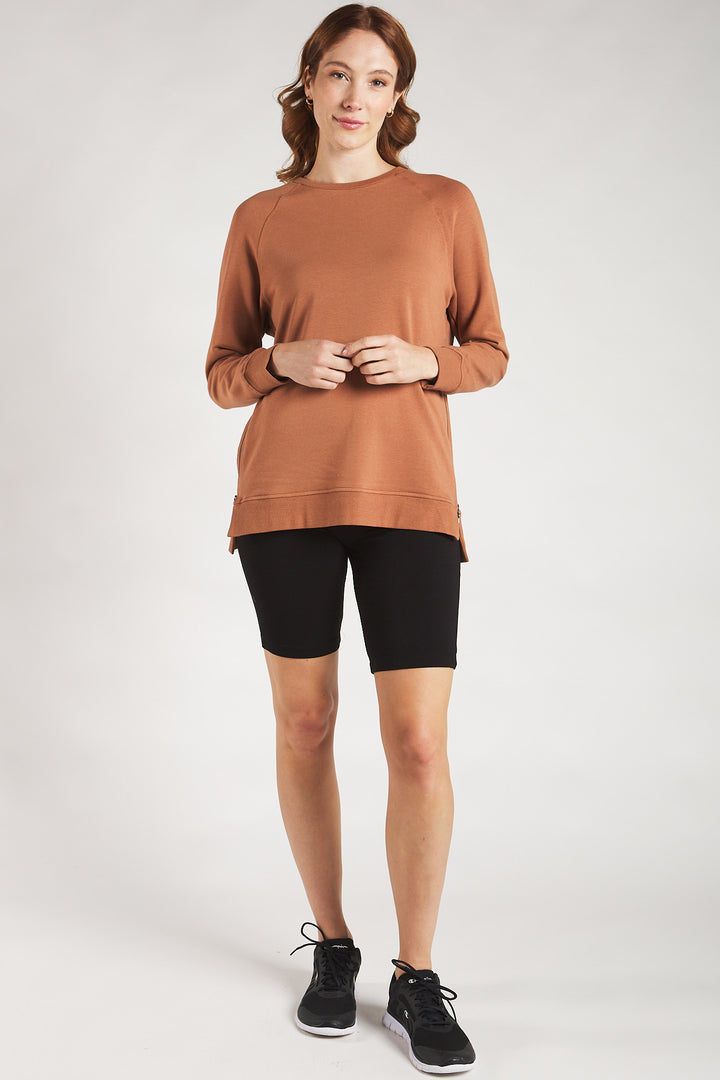 terrera womens warm brown bamboo sweatshirt canada