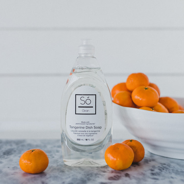 clean - tangerine dish sóap