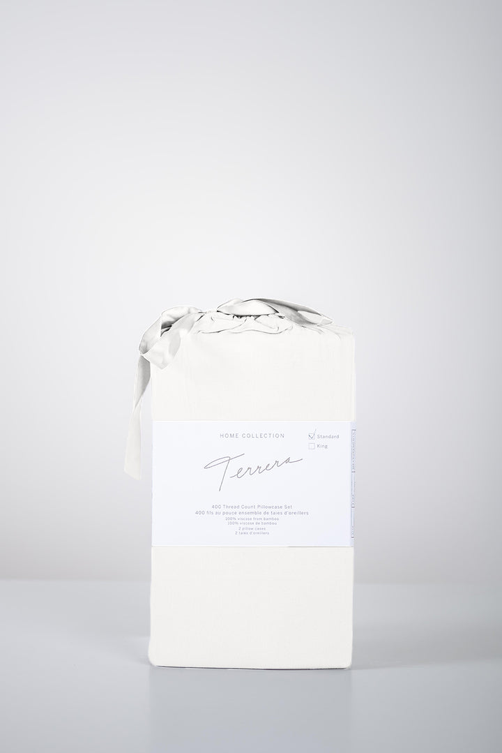 Bamboo Pillowcase Set - Pearl