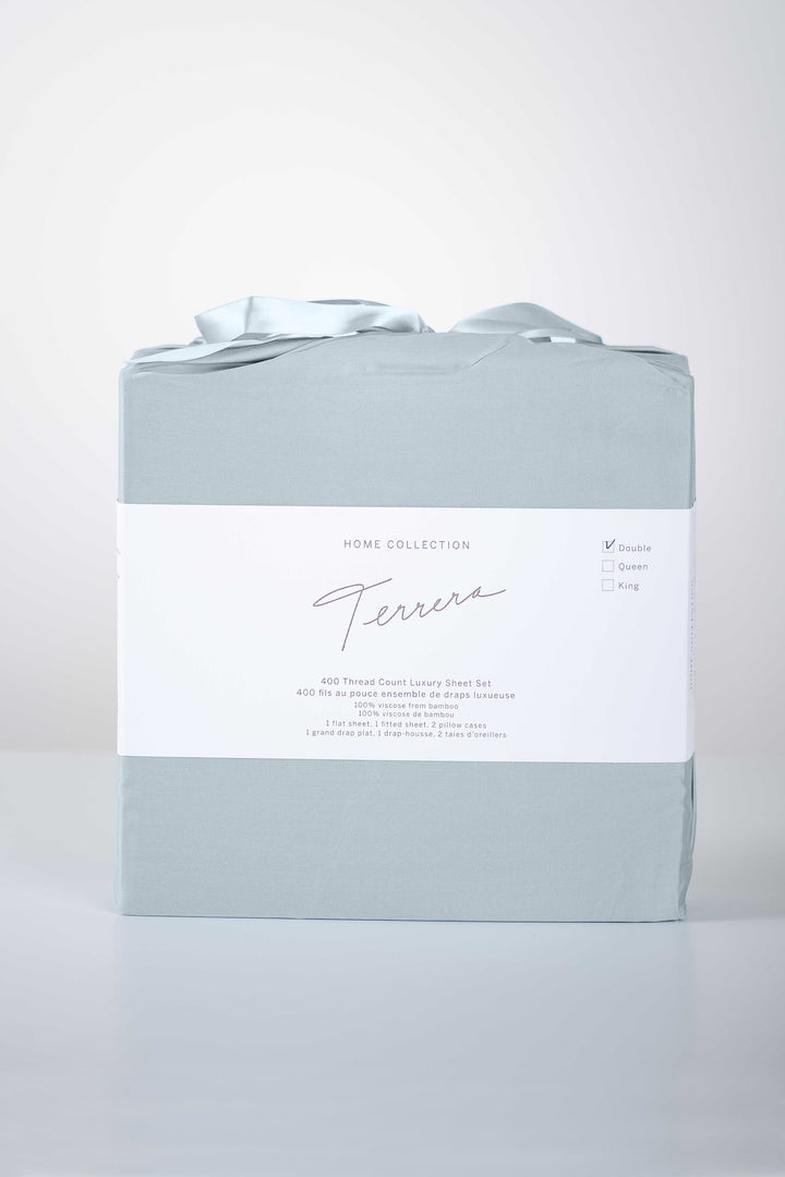 Bamboo Sheet Set - Ice Blue