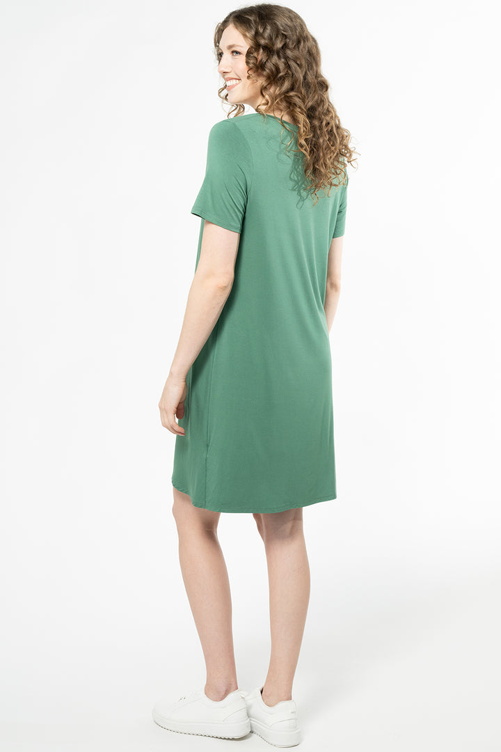 terrera womens forest green bamboo dress canada