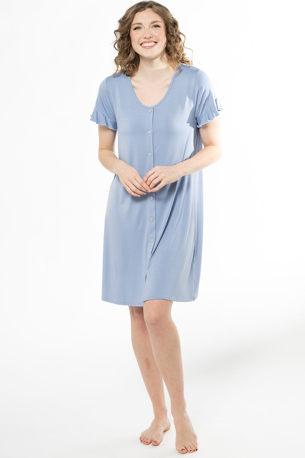 terrera womens light blue bamboo pajamas canada