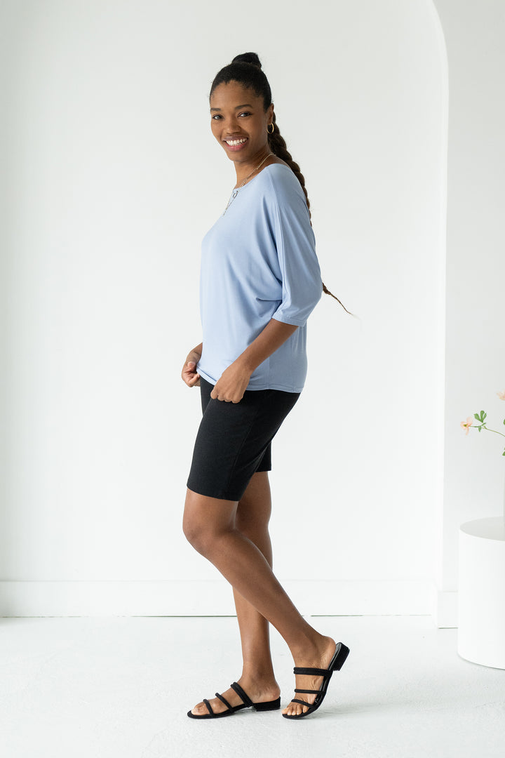 terrera womens light blue bamboo tops canada