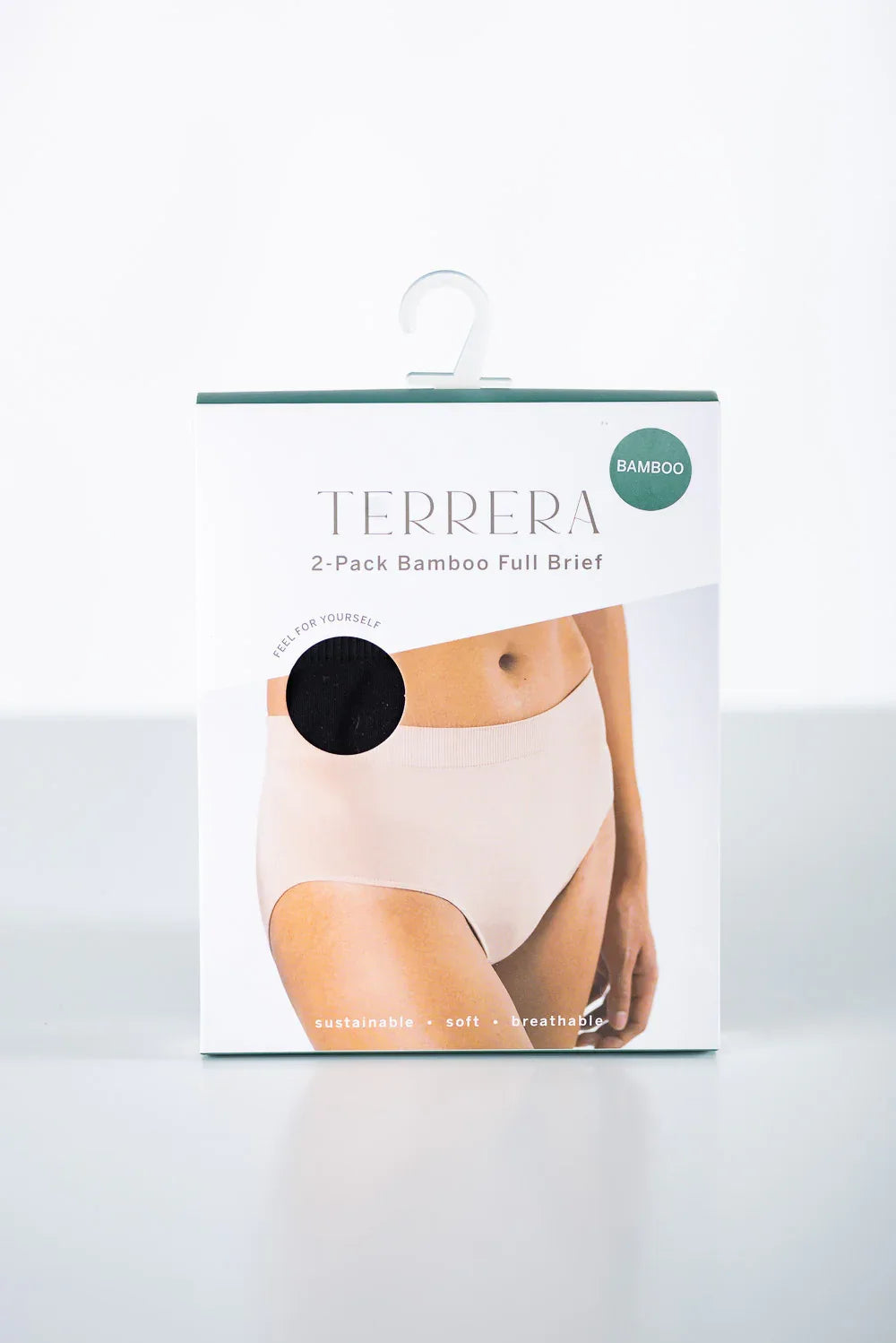 2-Pack Full Brief Bamboo Underwear - Black - Terrera
