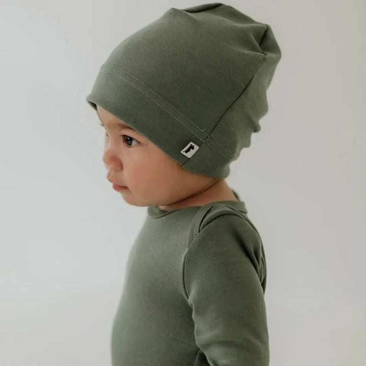 Baby Long-Sleeve Bamboo Bodysuit | Burnt Brick