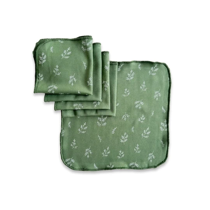 Bamboo Baby Washcloths (Pack Of 5) | Raibow Stripe