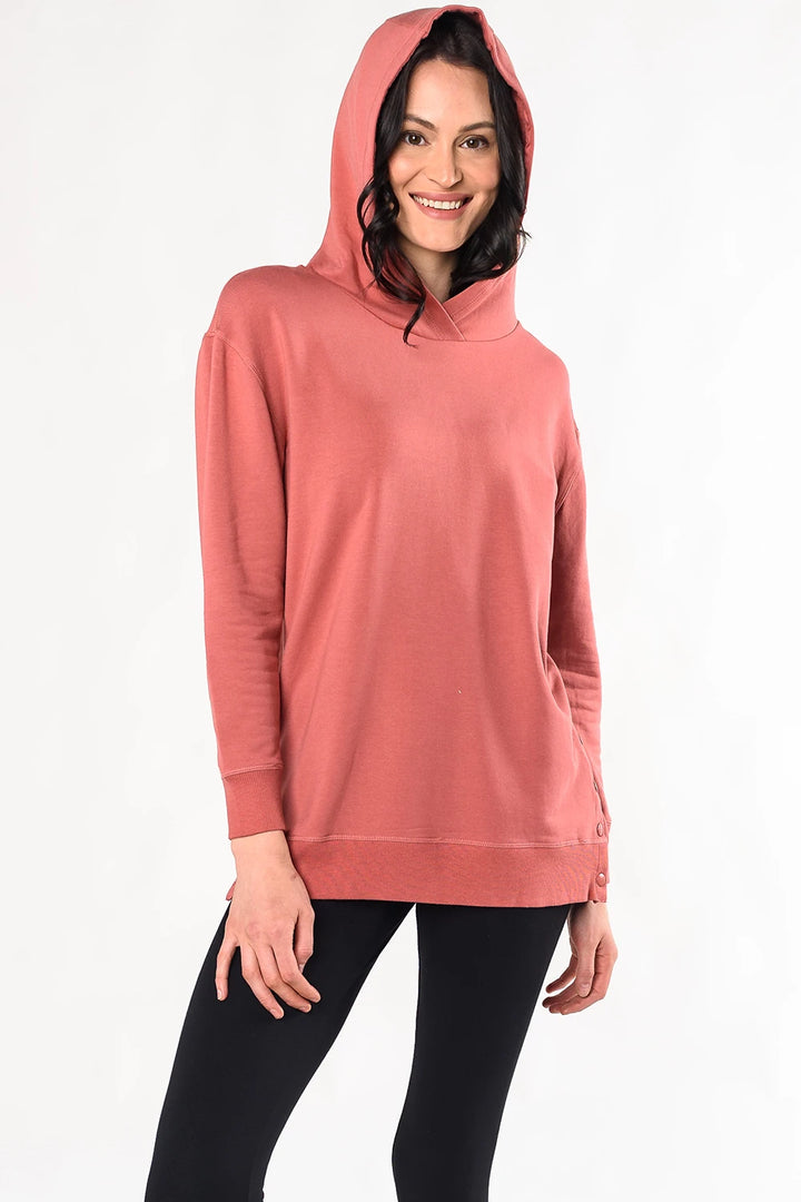 Gemma Side-Snap Hooded Tunic
