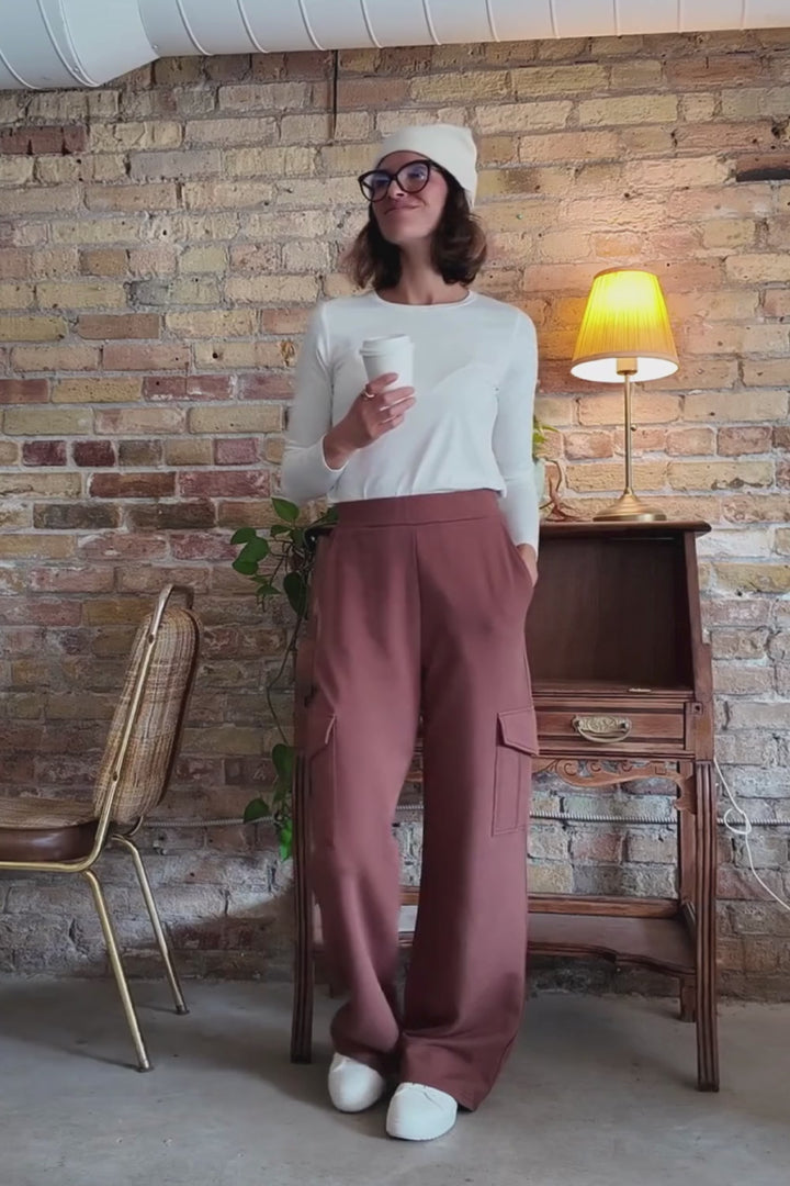 River Cargo Bamboo Pant - Cocoa