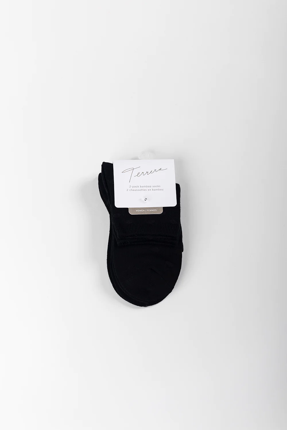 terrera womens black bamboo micro crew length socks canada