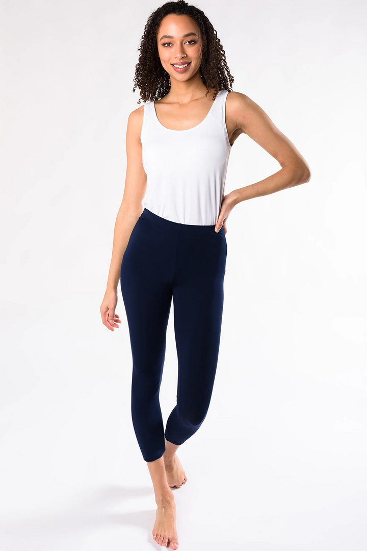 Suri Capri Bamboo Leggings - Ink - Terrera