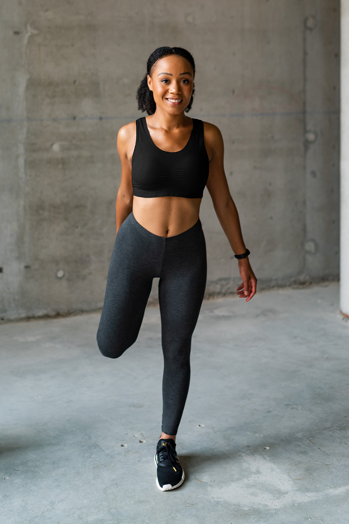 Essential Bamboo Bralette - Black - Terrera
