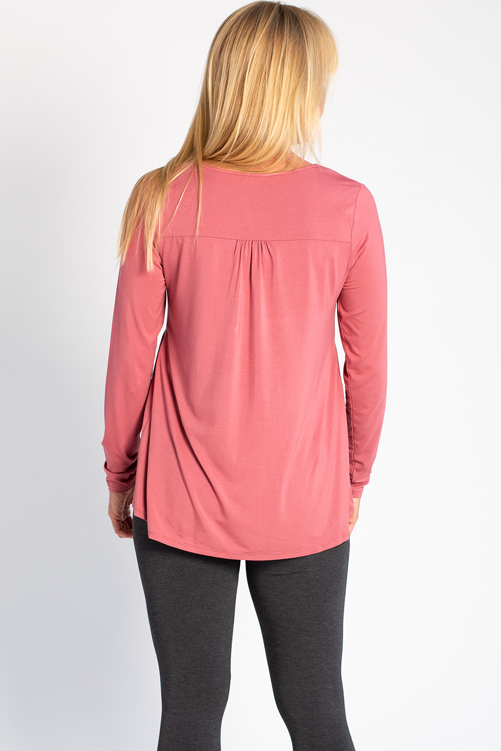 deep back neck tops