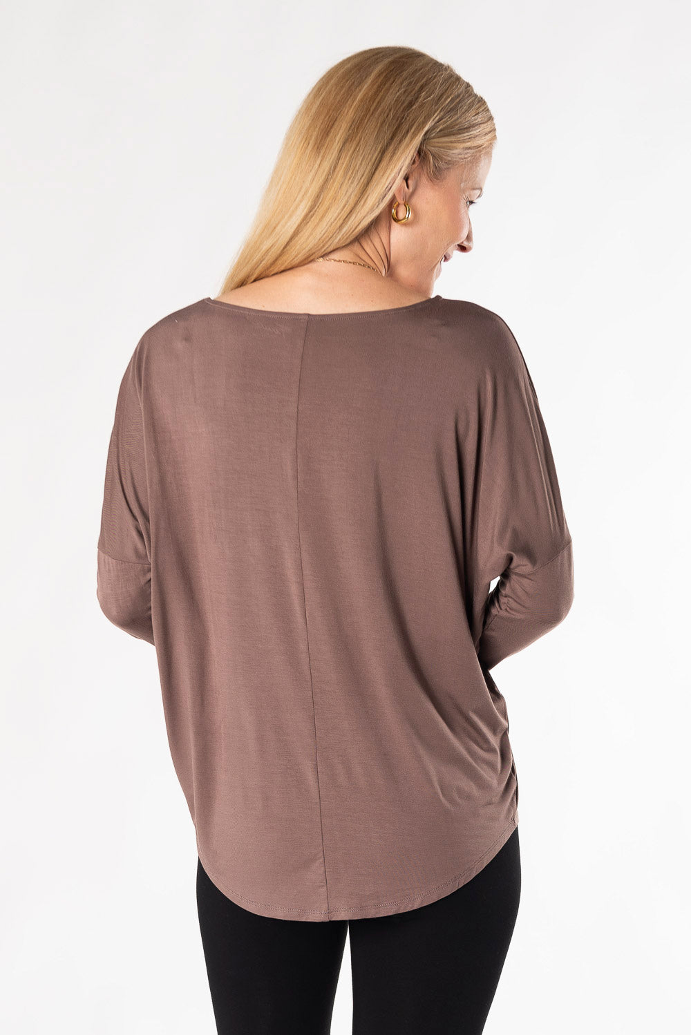 Bridget Dolman Bamboo Top - Latte - Terrera
