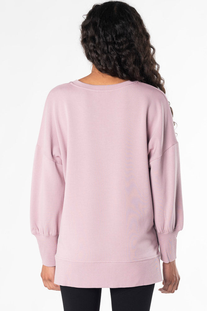 Lynn Side-Snap Bamboo Tunic - Soft Lavender - Terrera