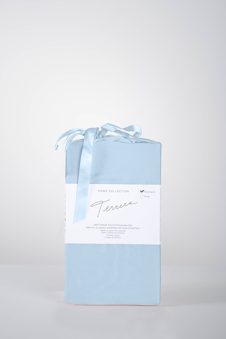 Bamboo Pillowcase Set - Sky - Terrera