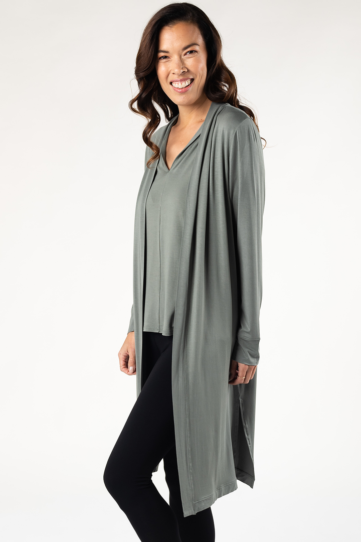 Joanie Bamboo Duster - Seagrass - Terrera