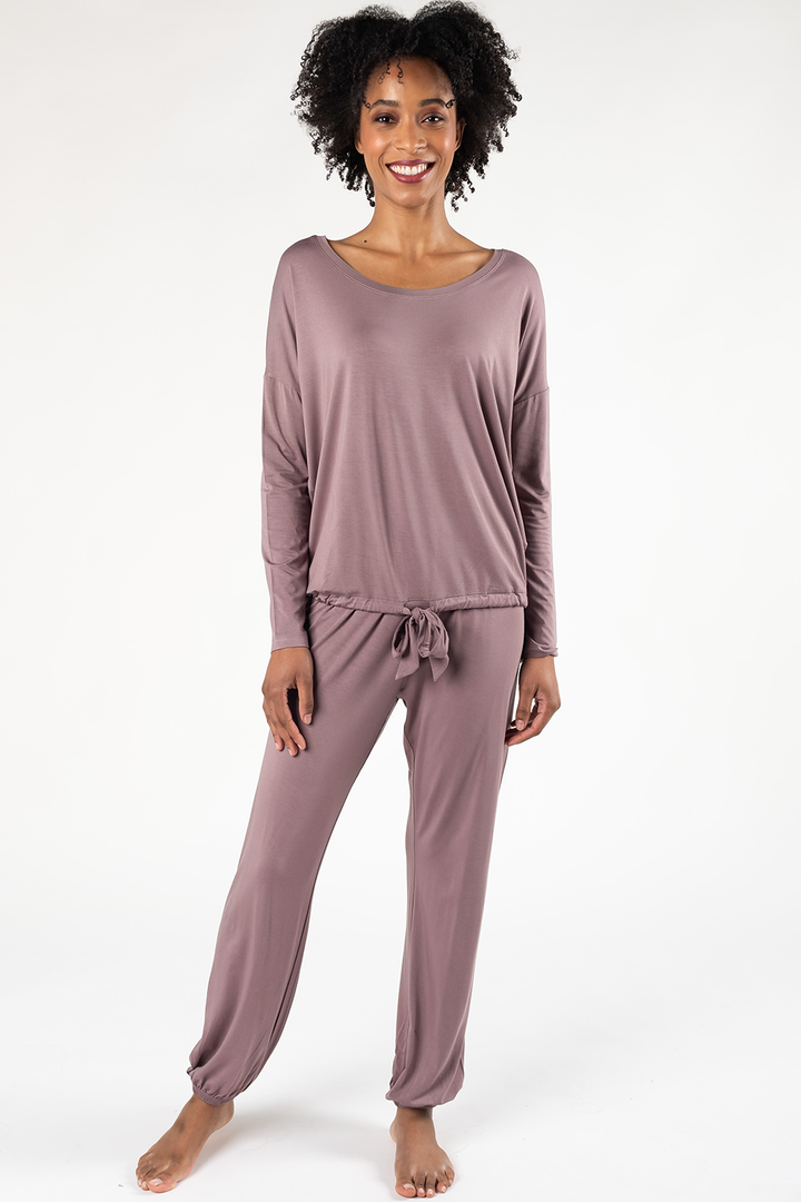 Snuggle-Up Bamboo Lounge Set - Mauve Taupe - Terrera