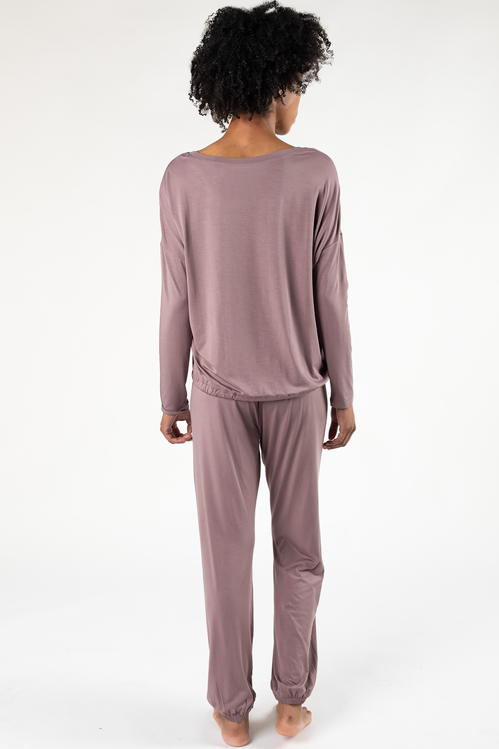 Snuggle-Up Bamboo Lounge Set - Mauve Taupe - Terrera