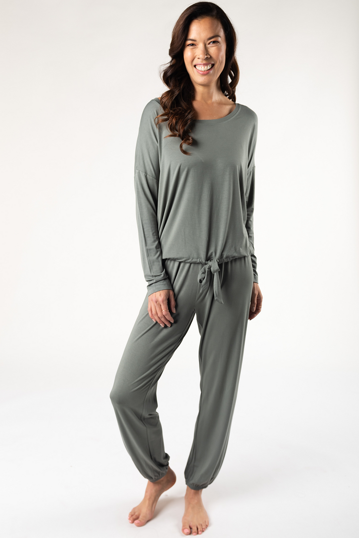 Snuggle-Up Bamboo Lounge Set - Seagrass - Terrera