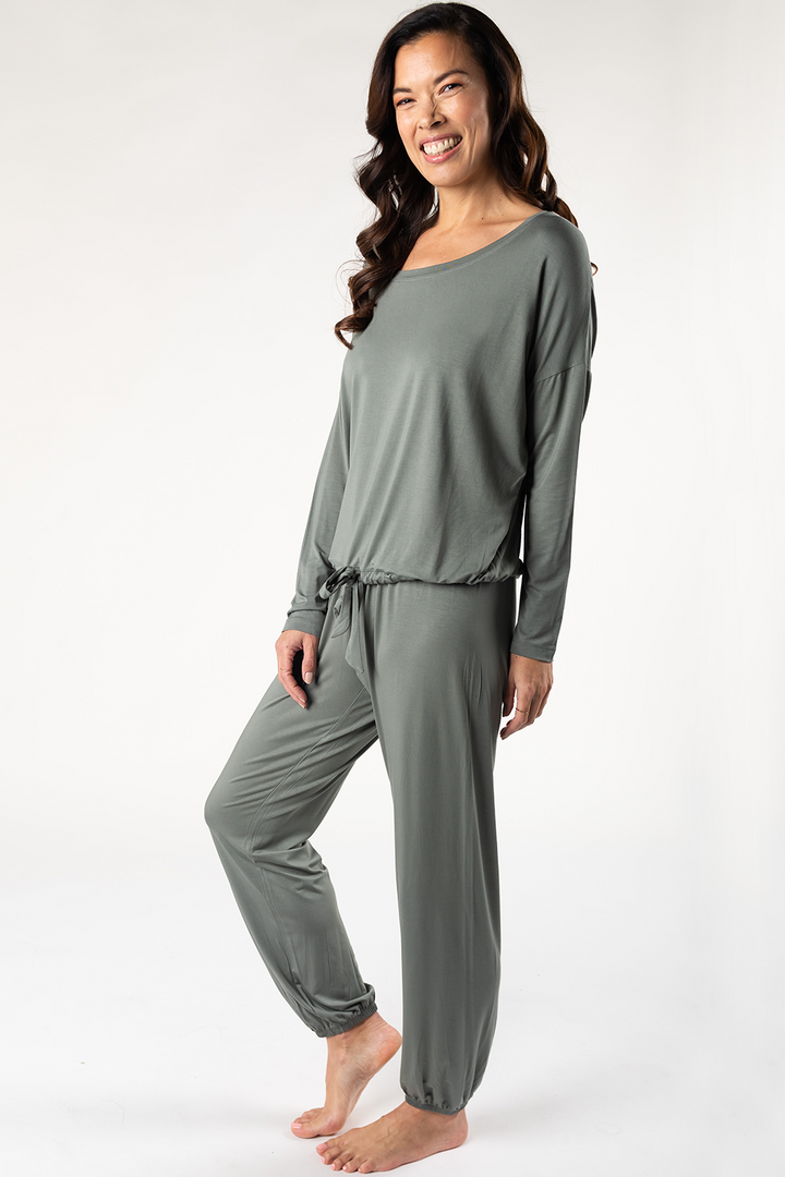 Snuggle-Up Bamboo Lounge Set - Seagrass - Terrera