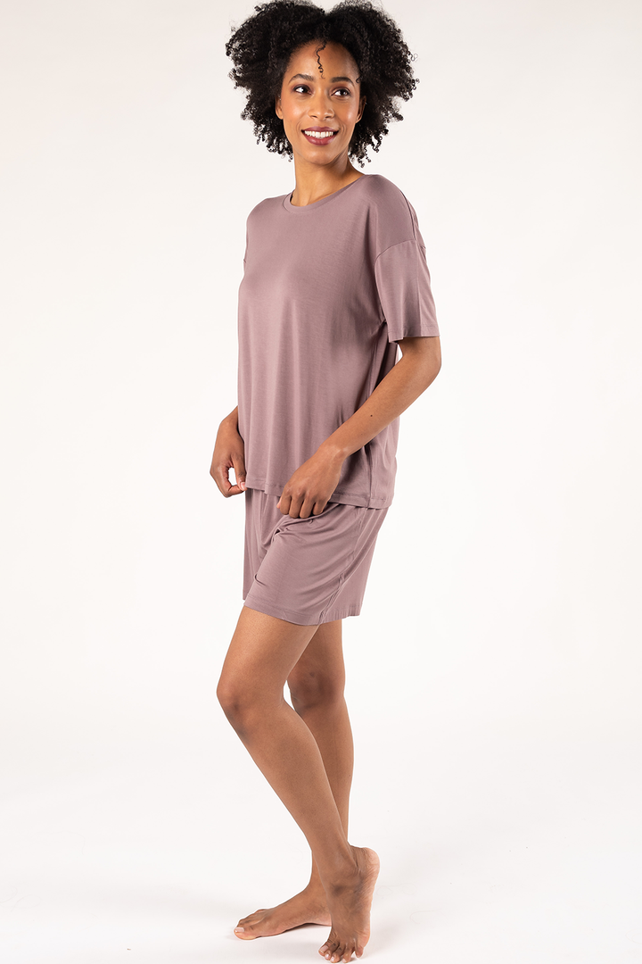 Fable Bamboo Lounge Set - Mauve Taupe - Terrera
