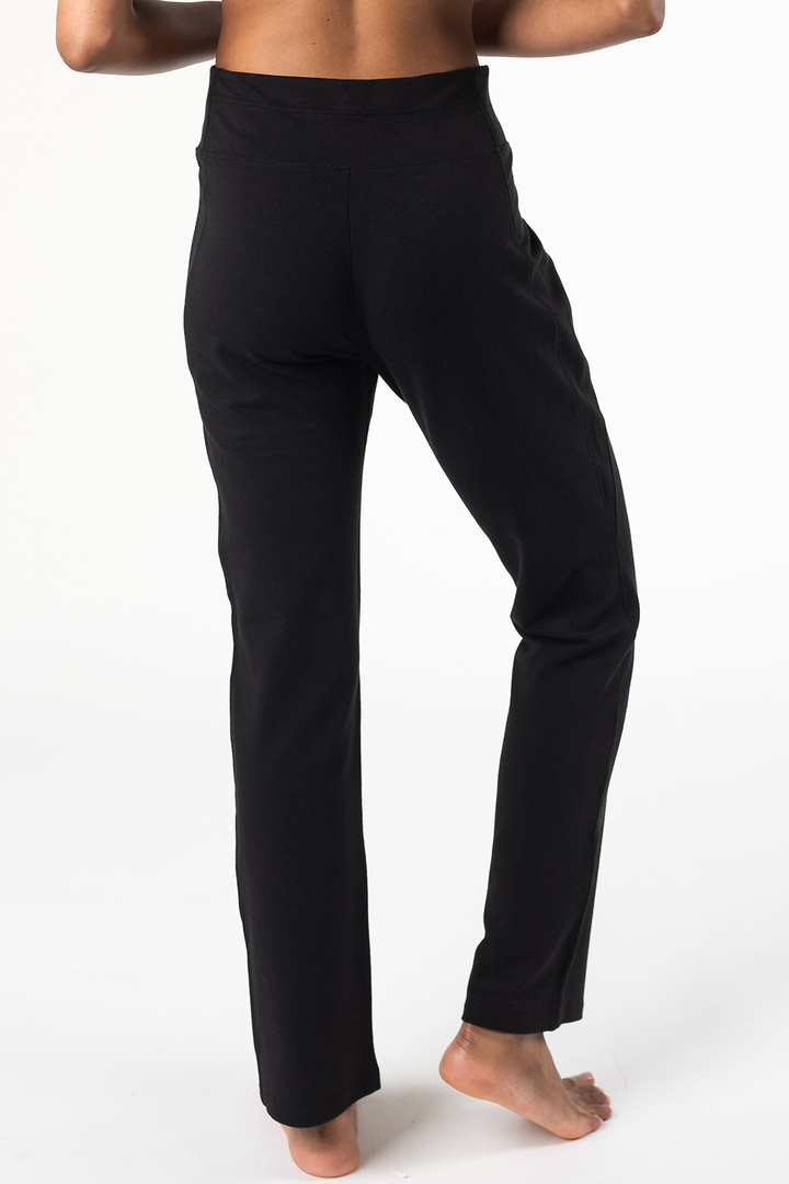 Emory Pull On Bamboo Pant - Black - Terrera
