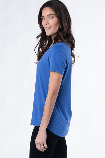 KHAR Stylish Top for Women | Latest Summer Cotton Tops | Long Sleeve ||  Regular Fit Top (Blue)
