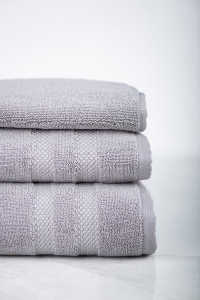 Bamboo 3-Piece Towel Set - Grey