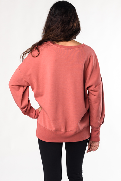 Caitlin Sweatshirt - Desert Pink