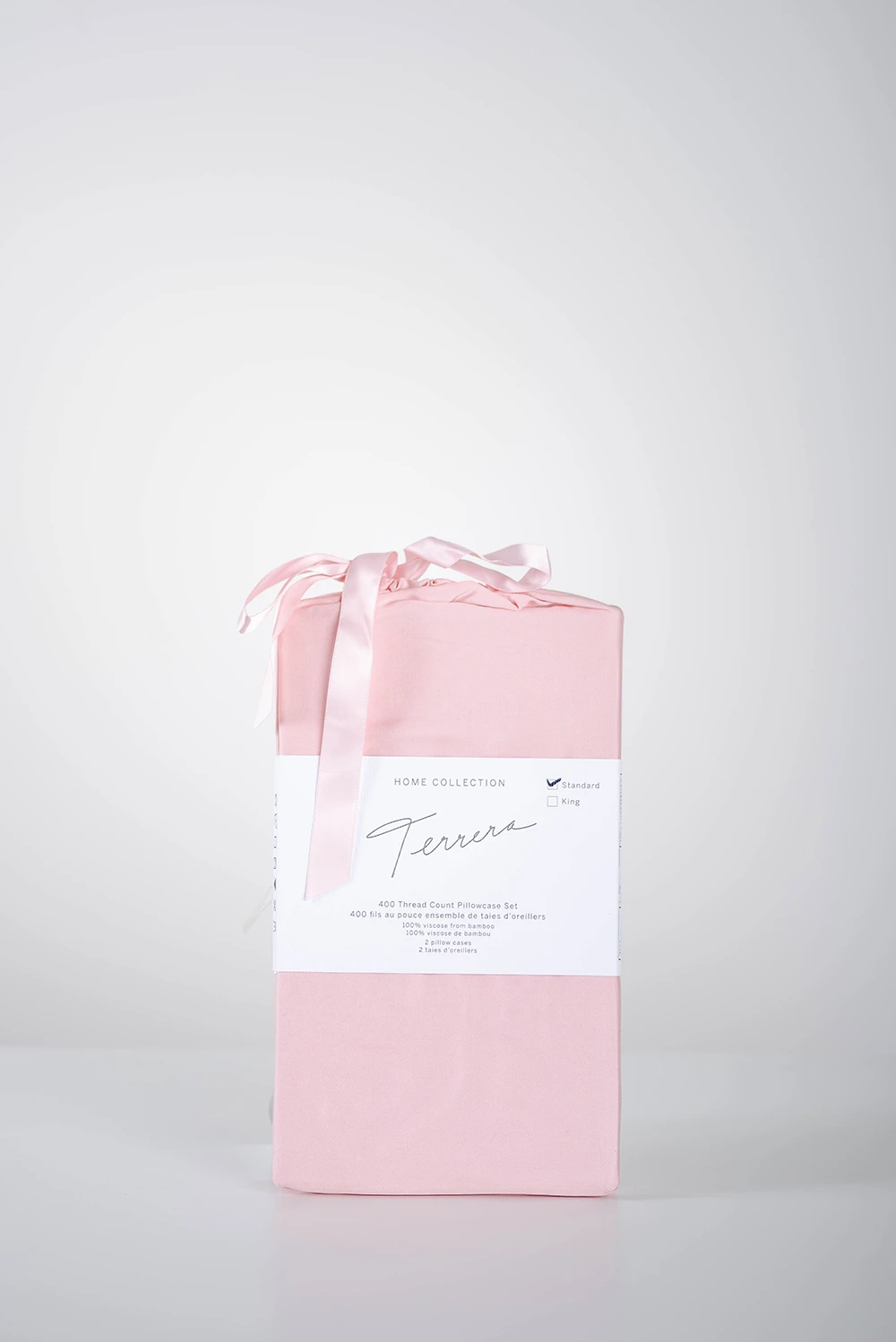 Bamboo Pillowcase Set - Pale Rose - Terrera