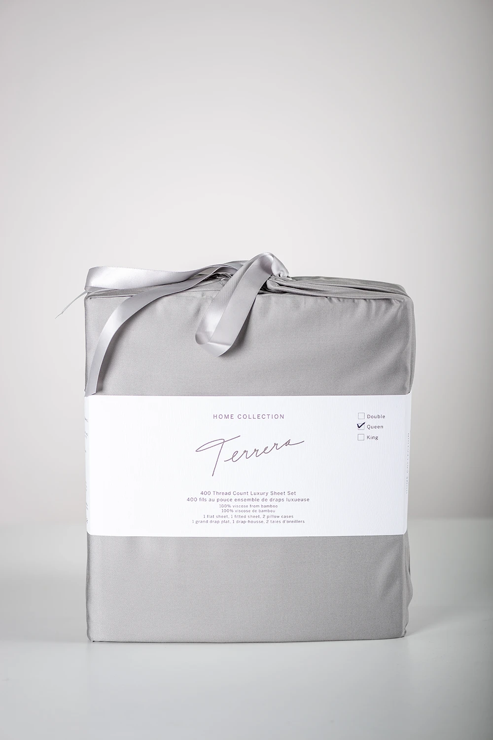 Bamboo Sheet Set - Grey - Terrera